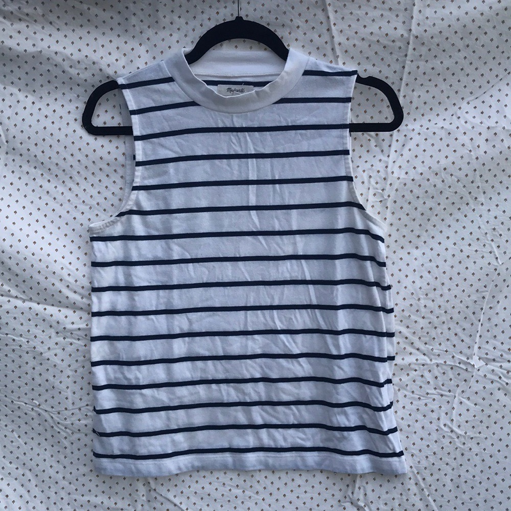 Madewell mockneck tank